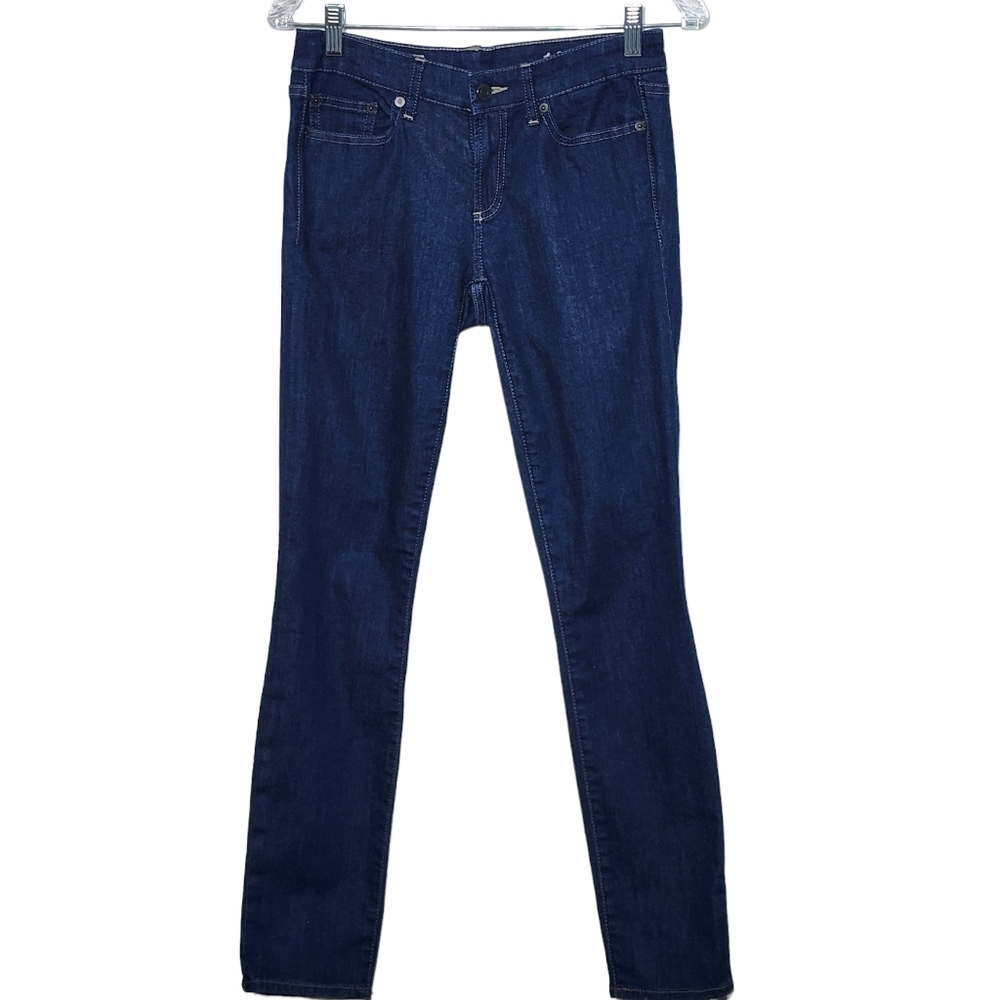Gap Always Skinny Dark Wash Mid-Rise Jeans, Size 2